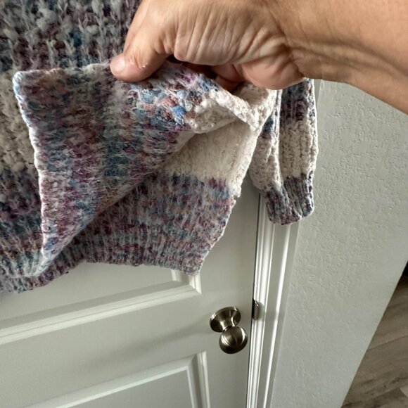 Allard State M/L Multicolor Striped Textured Sweater - Picture 6 of 9